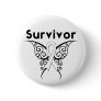 Lung Cancer Survivor Tribal Butterfly Pin