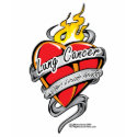 Lung Cancer Tattoo Heart t-shirts by fightcancertees Lung Cancer Tattoo Heart t-shirts