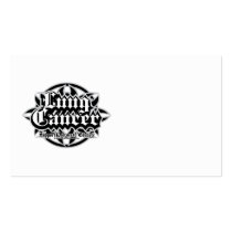 Lung Cancer Tribal business cards by fightcancertees Lung Cancer Tribal business cards