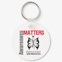 Lung Caner Awareness Matters keychains by giftsforawareness Lung Caner Awareness Matters keychains