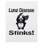 Lung Disease Stinks Skunk Awareness Design flyers