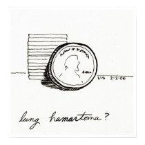 Lung Hamartoma print by bio_muse Lung Hamartoma print