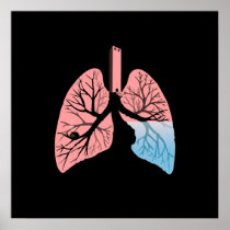 Lungs landscape posters