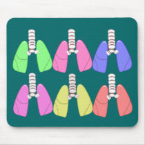Lungs Multi Colored--Respiratory Therapist Design mousepads by gailg1957 Lungs Multi Colored--Respiratory Therapist Design mousepads