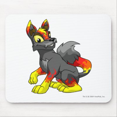 Lupe Fire Mouse Pad by neopets