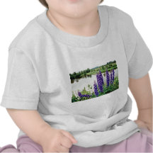 Lupines, downtown Nova Scotia, Canada  flowers T Shirt