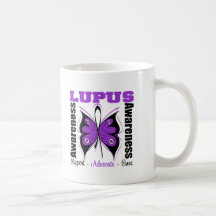 Lupus Awareness Butterfly Coffee Mug