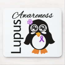 Lupus Awareness Penguin Mousepads