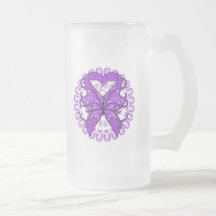 Lupus Butterfly Circle of Ribbons Coffee Mugs