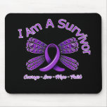 Lupus Butterfly I Am A Survivor mousepads