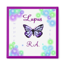 Lupus butterfly Magnet by deesbasenjis Lupus butterfly Magnet