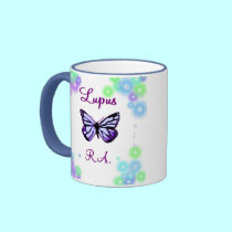 Lupus butterfly Mug by deesbasenjis Lupus butterfly Mug
