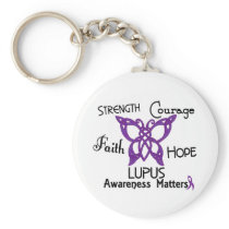 Lupus Celtic Butterfly 3 Keychain