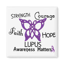 Lupus Celtic Butterfly 3 Magnet