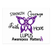 Lupus Celtic Butterfly 3 Post Cards