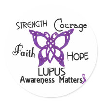 Lupus Celtic Butterfly 3 Sticker