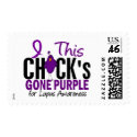 LUPUS Chick Gone Purple postage by awarenessgifts LUPUS Chick Gone Purple postage