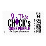LUPUS Chick Gone Purple postage