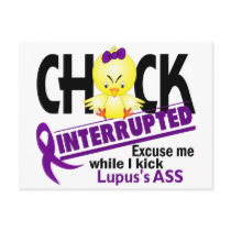Lupus Chick Interrupted 2 Post Card