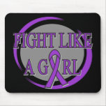 Lupus Fight Like A Girl Circular mousepads