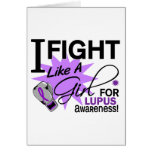 Lupus Fight Like A Girl For Awareness 11 Greeting Card
