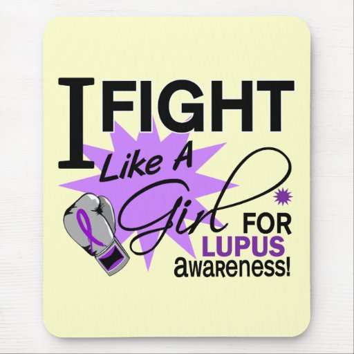 Lupus Fight Like A Girl For Awareness 11 Mousepads