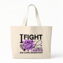 Lupus Fight Like A Girl For My Sister 11 Canvas Bags