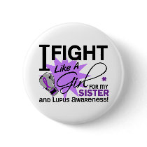 Lupus Fight Like A Girl For My Sister 11 Buttons