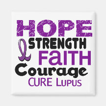 Lupus HOPE 3 Fridge Magnet