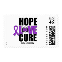 Lupus Hope Love Cure Stamps