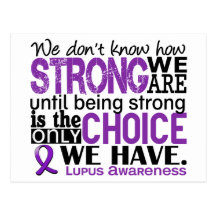 Lupus How Strong We Are Post Cards
