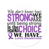 Lupus How Strong We Are Stickers
