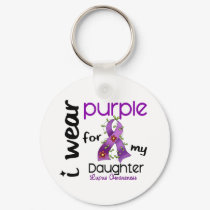 Lupus I WEAR PURPLE FOR MY DAUGHTER 43 keychains