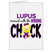 Lupus Messed With The Wrong Chick Card