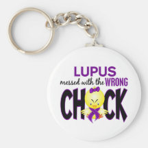 Lupus Messed With The Wrong Chick Keychains