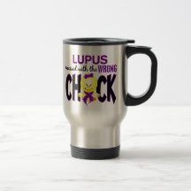 Lupus Messed With The Wrong Chick Mug
