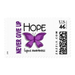 Lupus Never Give Up Hope Butterfly 4.1 postage
