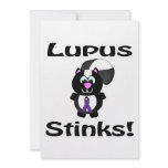 Lupus Stinks Skunk Purple Awareness Design Personalized Announcements