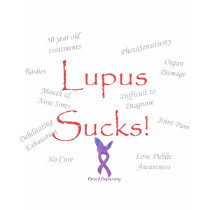 lupus_sucks t-shirts