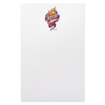 Lupus Tattoo Heart Customized Stationery