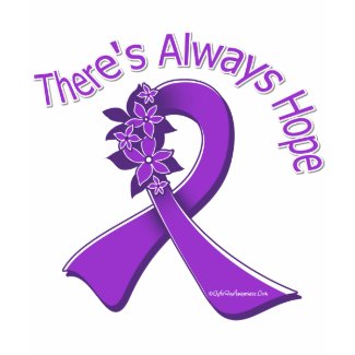 Lupus There's Always Hope Floral shirt