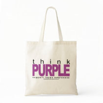 Lupus Think Purple bags by fightcancertees Lupus Think Purple bags