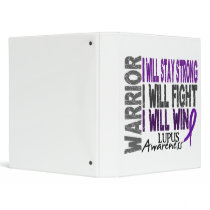 Lupus Warrior binders by awarenessgifts Lupus Warrior binders