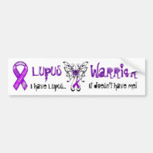 Lupus Warrior Bumper Sticker