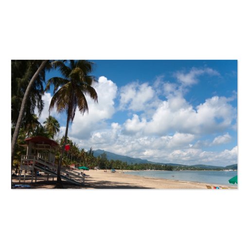 Luquillo Beach Puerto Rico Business Cards
