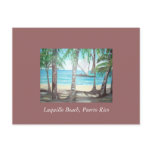 Luquillo Beach, Puerto Rico Postcard