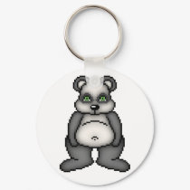 Lura Critter Jelly Panda Bear keychains