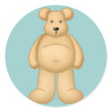 Lura's Critter Plump Bear stickers by LuraDee Lura's Critter Plump Bear stickers