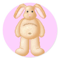 Lura's Critter Plump Bunny stickers
