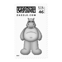 Lura's Critter Plump Hippo postage